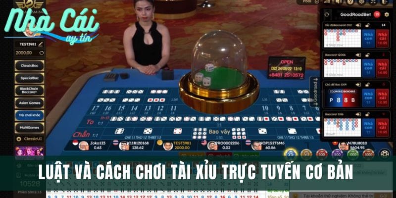 Luật và cách chơi tài xỉu trực tuyến cơ bản